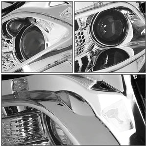 DNA Projector Headlights Jeep Cherokee KL (14-18) w/ LED DRL + Turn Signal - Chrome Housing