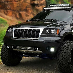 DNA OEM Style Headlights Jeep Grand Cherokee WJ (99-04) w/ Amber Corne ...
