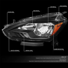 Load image into Gallery viewer, DNA OEM Style Headlights Nissan Sentra (16-18) w/ Amber Corner Light - Black Housing Alternate Image