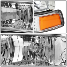 Load image into Gallery viewer, DNA OEM Style Headlights Chevy Blazer (98-04) w/ Amber Corner - Black or Chrome Alternate Image