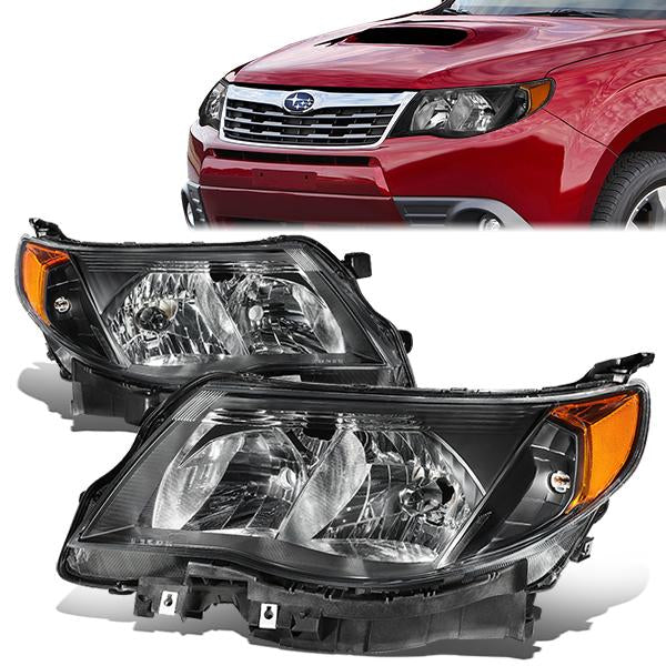 DNA OEM Style Headlights Subaru Forester (09-13) w/ Amber Corner