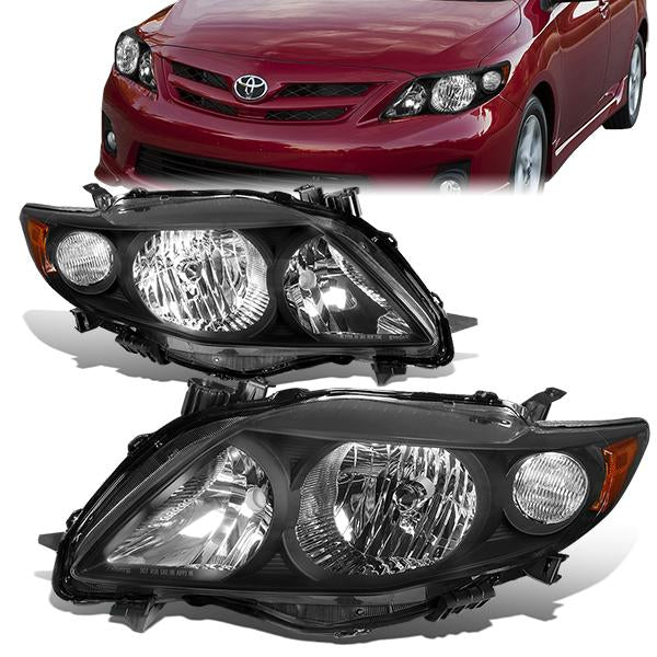 DNA OEM Style Headlights Toyota Corolla (09-10) w/ Amber Corner