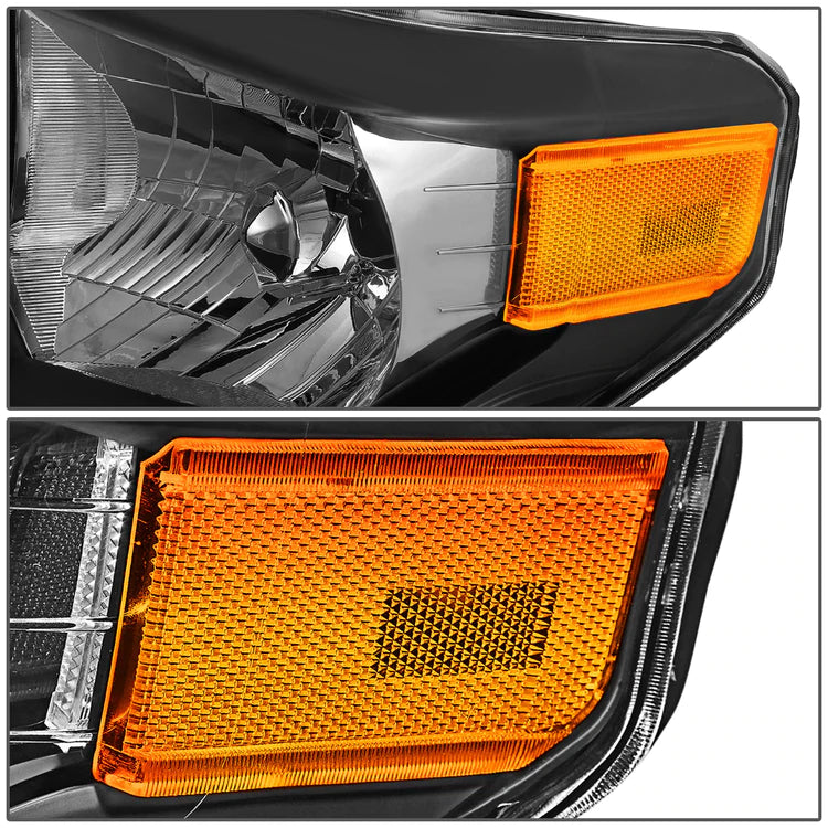 DNA OEM Style Headlights Toyota Tundra (14-17) w/ Amber Corner