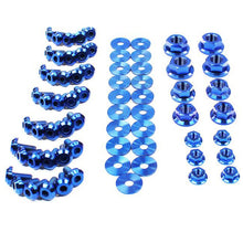 Load image into Gallery viewer, Dress Up Bolts Honda Civic EG (1992-1995) Titanium Full Engine Bay Kit - Blue Alternate Image