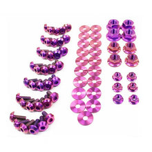 Load image into Gallery viewer, Dress Up Bolts Honda Civic EG (1992-1995) Titanium Full Engine Bay Kit - Purple Alternate Image