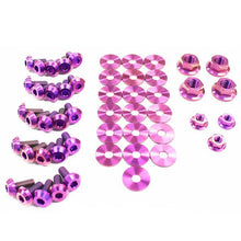 Load image into Gallery viewer, Dress Up Bolts Honda Civic EK/EJ (1996-2000) Titanium Full Engine Bay Kit - Purple Alternate Image