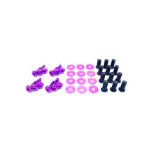 Load image into Gallery viewer, Dress Up Bolts Honda Civic Type R (17-21) Titanium Hardware Cooling Plate Kit - Purple Alternate Image