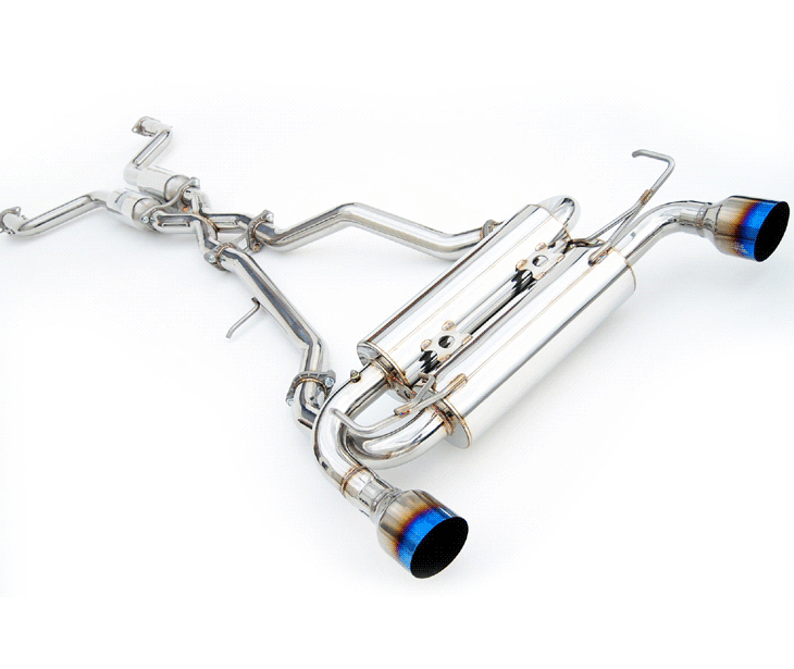Invidia Exhaust Nissan 350Z (03-08) Gemini Catback w/ Blue Titanium Ti