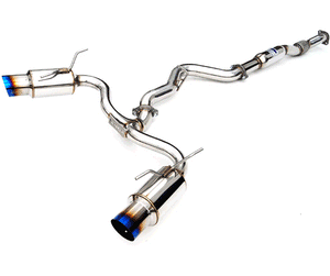 729.95 Invidia N1 Exhaust Subaru WRX STi Hatch (08-14) Titanium Blue Tip HS08STIGTT - Redline360