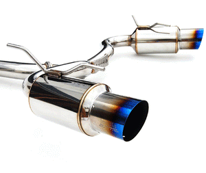 729.95 Invidia N1 Exhaust Subaru WRX STi Hatch (08-14) Titanium Blue Tip HS08STIGTT - Redline360