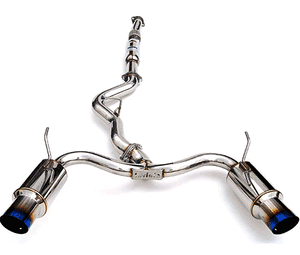 729.95 Invidia N1 Exhaust Subaru WRX STi Hatch (08-14) Titanium Blue Tip HS08STIGTT - Redline360