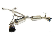 Load image into Gallery viewer, Invidia N1 GT Exhaust Nissan 370Z (2009-2021) Dual Muffler w/ Polished or Blue Titanium Tips - Blue Burnt Tips Alternate Image