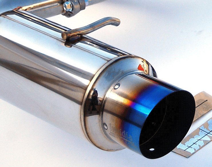 Invidia Q300 Cat-back Exhaust Titanium Burnt Tips - 2013-2020 BRZ/FR-S/86 Invidia Q300 Cat-back Exhaust Titanium Burnt Tips - 2013-2020 BRZ/FR-S/86