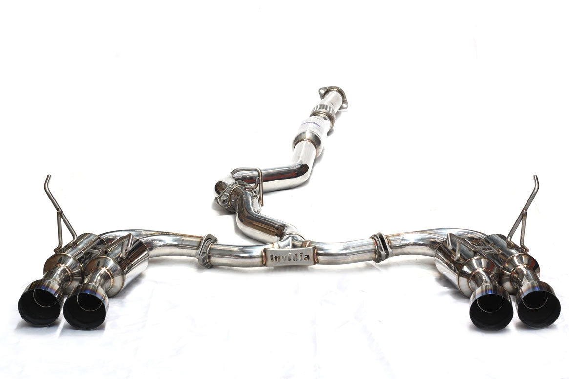 Invidia Gemini Exhaust Subaru WRX & STI (15-21) R400 Titanium, Polishe