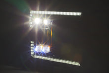 Load image into Gallery viewer, 1477.99 AlphaRex Quad 3D LED Projector Headlights Ford F150 [Nova Series - Switchback DRL &amp; Sequential Signal] (18-20) Alpha-Black / Black / Chrome - Redline360 Alternate Image