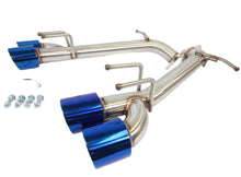 Load image into Gallery viewer, PLM Exhaust Toyota Camry (2018-2023) Muffler Delete w/ Polished or Blue Tips - Blue Tips Alternate Image