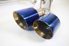 Load image into Gallery viewer, PLM Exhaust Toyota Camry (2018-2023) Muffler Delete w/ Polished or Blue Tips - Blue Tips Alternate Image