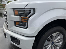 Load image into Gallery viewer, AlphaRex Projector Headlights Ford F150 Raptor [Pro Series - Switchback DRL &amp; Sequential Signal] (17-20) Jet Black / Black / Chrome - Jet Back / With Converter Alternate Image