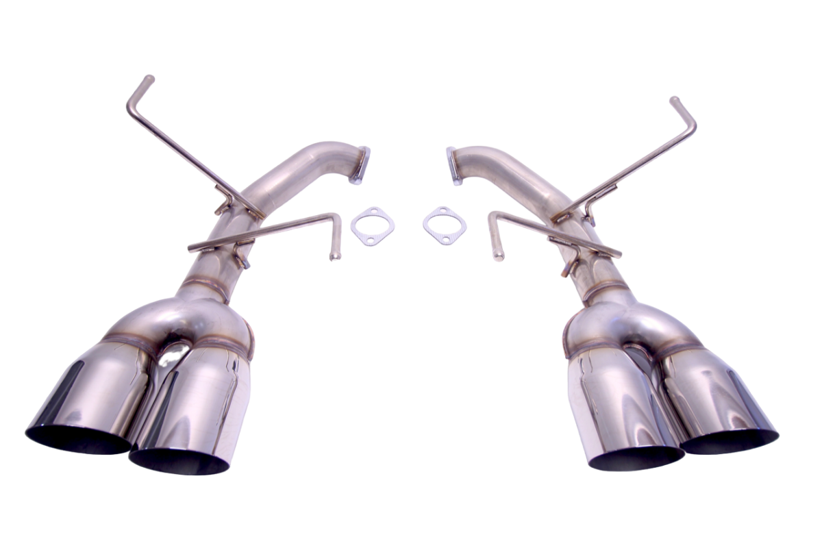 Axle Back Muffler Delete For 2022+ Subaru WRX – Quad Straight-Cut Tips, Stainless (Returned Item)