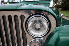 Load image into Gallery viewer, Kentrol Headlight Bezels Jeep Wrangler CJ (1972-1986) Pair - Polished or Black - Polished Alternate Image