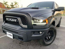 Load image into Gallery viewer, 770.00 AlphaRex Dual LED Projector Headlights Dodge Ram Truck (2009-2018) LUXX Series w/ Sequential Turn Signal - Black - 5th Gen 2500 Style - Redline360 Alternate Image