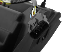 1130.00 AlphaRex Quad 3D LED Projector Headlights Chevy Silverado [Nova Series - Switchback DRL & Sequential Signal] (07-13) Jet Black / Black / Chrome - Redline360