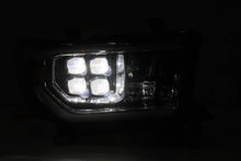 Load image into Gallery viewer, AlphaRex Quad 3D LED Projector Headlights Toyota Sequoia [NOVA Series - DRL Light Tube] (08-13) Alpha-Black / Black / Chrome - Alpha-Black Alternate Image