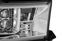 Load image into Gallery viewer, AlphaRex Quad 3D LED Projector Headlights Toyota Sequoia [NOVA Series - DRL Light Tube] (08-13) Alpha-Black / Black / Chrome - Alpha-Black Alternate Image