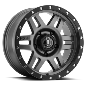 339.99 ICON Alloys Six Speed Wheels (17x8.5" 5x150 +25mm Offset) Bronze / Gunmetal / Satin Black / Machined Satin Black / Titanium - Redline360