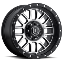 Load image into Gallery viewer, 339.99 ICON Alloys Alpha Wheels (17x8.5&quot; 6x5.5 0mm Offset) Bronze / Gunmetal / Black w/ Black Ring / Machine Faced / Titanium - Redline360 Alternate Image