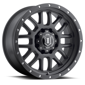 339.99 ICON Alloys Alpha Wheels (17x8.5" 6x5.5 0mm Offset) Bronze / Gunmetal / Black w/ Black Ring / Machine Faced / Titanium - Redline360