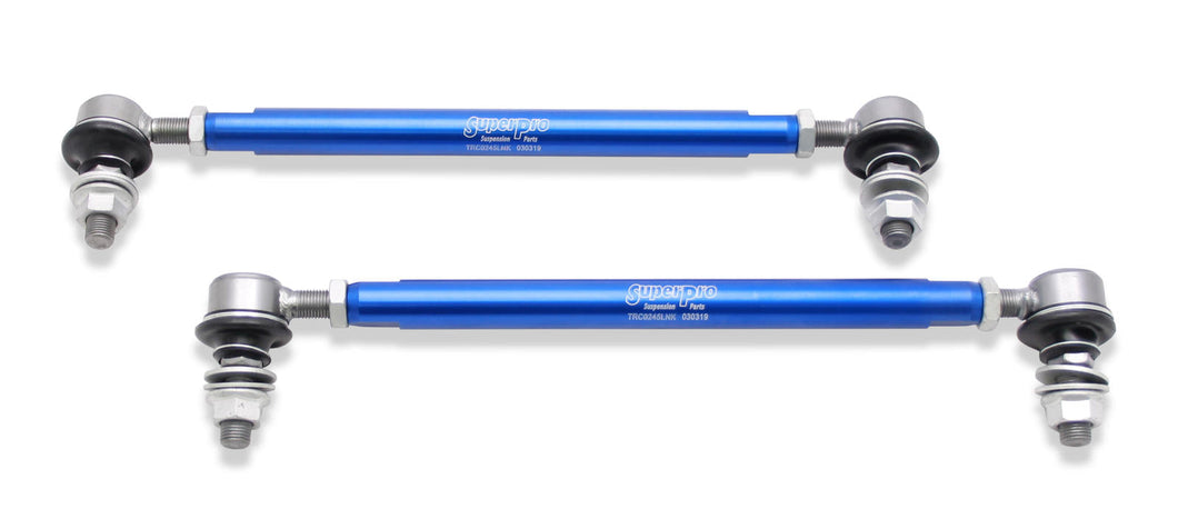 Superpro Sway Bar Links Volvo V50 (04-12) V60 (10-22) V70 (96-02) [Front Set] 10mm Ball Joint/ 300mm-345mm Long