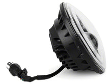Load image into Gallery viewer, Raxiom LED Headlights Jeep Wrangler TJ / JK (97-18) [Axial Series] Black or Chrome Housing / Clear Lens - LED Halo w/ DRL Alternate Image