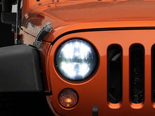 Load image into Gallery viewer, Raxiom LED Headlights Jeep Wrangler TJ / JK (97-18) [Axial Series] Black or Chrome Housing / Clear Lens - 7" LED Alternate Image
