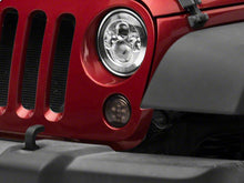 Load image into Gallery viewer, Raxiom LED Turn Signals Jeep Wrangler JK (07-18) [Axial Series w/ DRL] Amber w/ Smoked Lens - w/ DRL Alternate Image