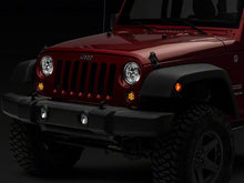 Load image into Gallery viewer, Raxiom LED Turn Signals Jeep Wrangler JK (07-18) [Axial Series w/ DRL] Amber w/ Smoked Lens - w/ DRL Alternate Image