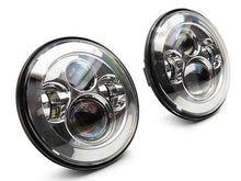Load image into Gallery viewer, Raxiom LED Headlights Jeep Wrangler TJ / JK (97-18) [Axial Series] Black or Chrome Housing /  Clear Lens Alternate Image