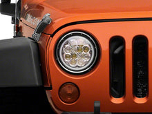 Load image into Gallery viewer, Raxiom LED Headlights Jeep Wrangler TJ / JK (97-18) [Axial Series] Black or Chrome Housing /  Clear Lens Alternate Image