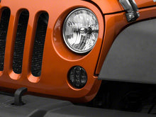 Load image into Gallery viewer, Raxiom LED Turn Signals Jeep Wrangler JK (07-18) [Axial Series w/ DRL] Amber w/ Smoked Lens - w/ DRL Alternate Image