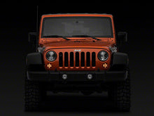 Load image into Gallery viewer, Raxiom LED Turn Signals Jeep Wrangler JK (07-18) [Axial Series w/ DRL] Amber w/ Smoked Lens - w/ DRL Alternate Image