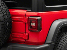 Load image into Gallery viewer, Raxiom Tail Lights Jeep Wrangler JL (18-23) [w/ Factory Halogen Lights] Black Housing / Smoked or Red Lens - Red Lens Alternate Image