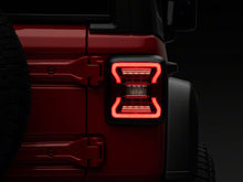 Load image into Gallery viewer, Raxiom Tail Lights Jeep Wrangler JL (18-23) [w/ Factory Halogen Lights] Black Housing / Smoked or Red Lens - Red Lens Alternate Image