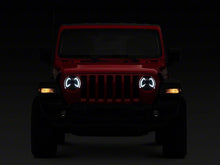 Load image into Gallery viewer, Raxiom LED Projector Headlights Jeep Wrangler JL (18-23) [LED Halo] Black Housing/ Clear Lens Alternate Image