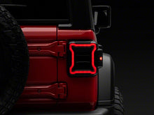 Load image into Gallery viewer, Raxiom Tail Lights Jeep Wrangler JL (18-23) [w/ Factory Halogen Lights] Black Housing / Smoked or Red Lens - Red Lens Alternate Image