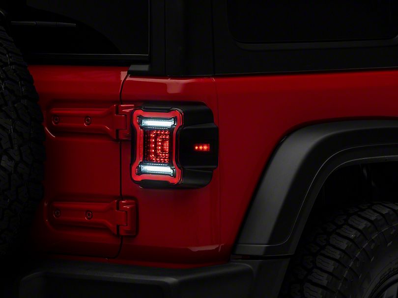 Raxiom Tail Lights Jeep Wrangler JL (1823) [Axial Series Plateau] Bla