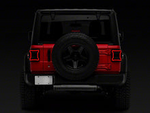 Load image into Gallery viewer, Raxiom Tail Lights Jeep Wrangler JL (18-23) [Axial Series Plateau] Black Housing / Smoked Lens - Default Title Alternate Image