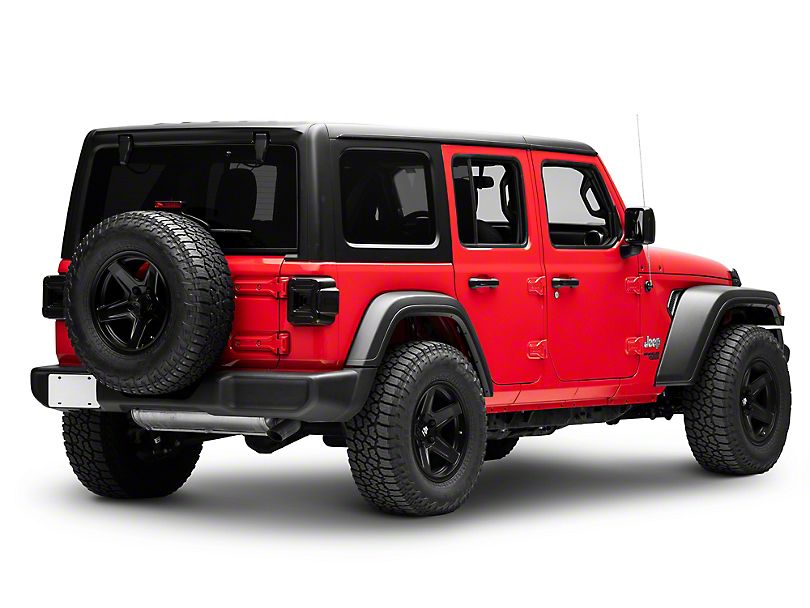 Raxiom Tail Lights Jeep Wrangler JL (18-23) [Axial Series Plateau] Bla ...