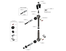 Load image into Gallery viewer, JKS Sway Bar Links Jeep Cherokee XJ (84-01) [4&quot;-6&quot; Lift] Quicker Disconnect JKS2001 Alternate Image