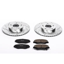 Load image into Gallery viewer, PowerStop Z23 Evolution Sport Brake Rotors + Pads Honda Accord Coupe / Sedan 4 Cyl. [Rear Disc] (03-07) Front or Rear - Front Alternate Image
