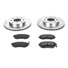 Load image into Gallery viewer, PowerStop Z23 Evolution Sport Brake Rotors + Pads Hyundai Elantra w/ Rear Drums (2006) Front or Rear - Front Alternate Image
